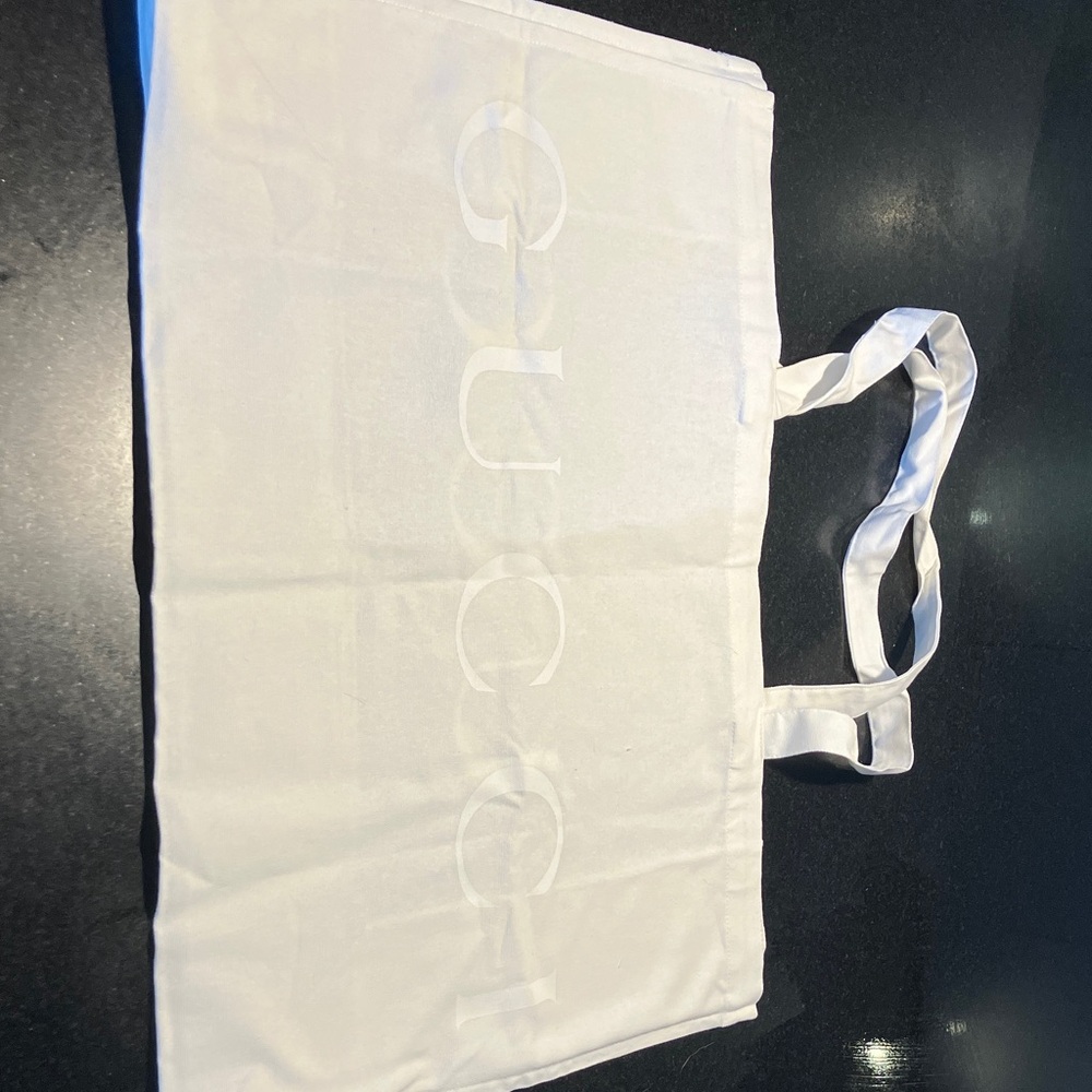 NEW Gucci Cream Canvas Tote
